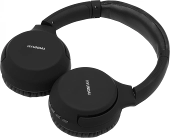 Гарнитура накладные Hyundai H-HP101 черный беспроводные bluetooth оголовье - купить недорого с доставкой в интернет-магазине