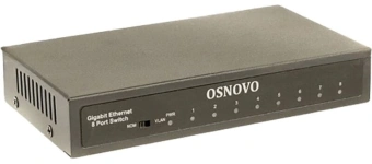 Коммутатор Osnovo SW-70800 2xКомбо(1000BASE-T/SFP) неуправляемый - купить недорого с доставкой в интернет-магазине