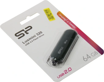 Флеш Диск Silicon Power 64GB LuxMini 320 SP064GBUF2320V1N USB2.0 зеленый - купить недорого с доставкой в интернет-магазине