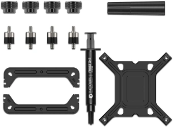 Устройство охлаждения(кулер) ID-Cooling Frozn A410 TD Soc-AM5/AM4/1200/1700/1851 черный 4-pin 29.85dB Al+Cu LCD 220W 750gr Ret - купить недорого с доставкой в интернет-магазине