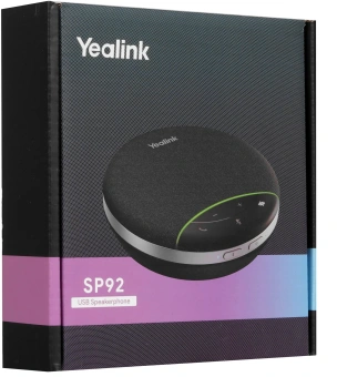 Спикерфон Yealink черный (SP92 USB-C/A) - купить недорого с доставкой в интернет-магазине