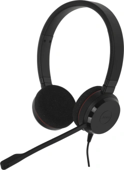 Наушники с микрофоном Jabra Evolve 20 черный накладные USB оголовье (4999-823-169) - купить недорого с доставкой в интернет-магазине