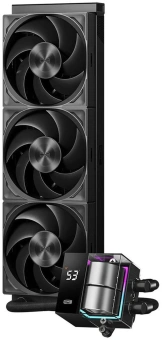 Система водяного охлаждения PcCooler DS360 Pro Digital ARGB Soc-AM5/AM4/1200/1700/1851 черный 4-pin 15-34.3dB Al LCD 310W Ret (D7-S360WBKN-GL) - купить недорого с доставкой в интернет-магазине