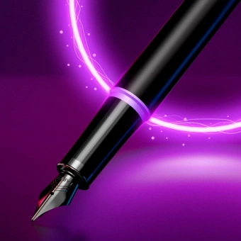 Ручка перьев. Parker IM Vibrant Rings F315 (2172948) Amethyst Purple PVD сталь нержавеющая F подар.кор. - купить недорого с доставкой в интернет-магазине