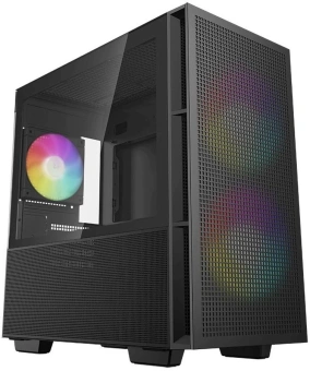 Корпус Deepcool CH360 черный без БП mATX 7x120mm 4x140mm 1xUSB2.0 1xUSB3.0 audio bott PSU - купить недорого с доставкой в интернет-магазине
