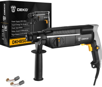 Перфоратор Deko DKH850W патрон:SDS-plus уд.:3Дж 850Вт - купить недорого с доставкой в интернет-магазине