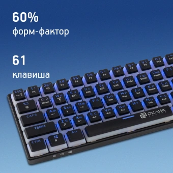 Клавиатура Оклик K763W механическая черный USB беспроводная BT/Radio Multimedia for gamer LED (1920548) - цена, купить или заказать с доставкой в интернет-магазине Клавиатура Оклик K763W механическая черный USB беспроводная BT/Radio Multimedia for gamer LED (1920548) - купить недорого с доставкой в интернет-магазине