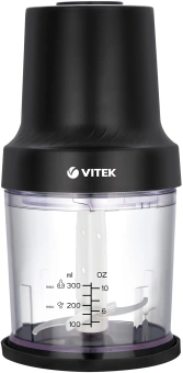 Измельчитель электрический Vitek VT-7131 0.3л. 800Вт черный - купить недорого с доставкой в интернет-магазине