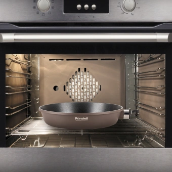 Сковорода Rondell Praline RDA-1564 круглая 24см покрытие: Xylan Plus ручка съемная (без крышки) коричневый - купить недорого с доставкой в интернет-магазине