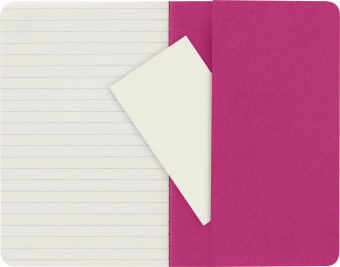Блокнот Moleskine CAHIER JOURNAL CH011D17 Pocket 90x140мм обложка картон 64стр. линейка розовый неон (3шт) - купить недорого с доставкой в интернет-магазине