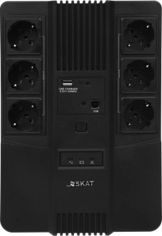Источник бесперебойного питания Бастион SKAT-UPS 800 AI 480Вт 800ВА черный - купить недорого с доставкой в интернет-магазине