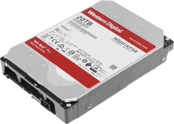 Жесткий диск WD SATA-III 20TB WD201KFGX NAS Red Pro (7200rpm) 512Mb 3.5" - купить недорого с доставкой в интернет-магазине