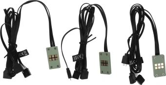 Вентилятор для корпуса Thermaltake CT120 EX Sync Matcha ARGB 120х120x25 зеленый 4-pin 28.5дБ (упак.:3шт) (CL-F196-PL12MG-A) Ret - купить недорого с доставкой в интернет-магазине