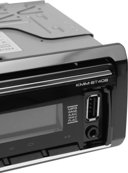 Автомагнитола Kenwood KMM-BT408 1DIN 4x50Вт v4.2 DSP 3 - купить недорого с доставкой в интернет-магазине