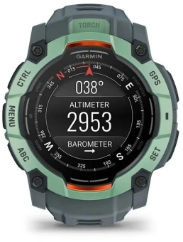 Смарт-часы Garmin Instinct 3 1.4" AMOLED корп.серый рем.серый (010-03020-01) - купить недорого с доставкой в интернет-магазине