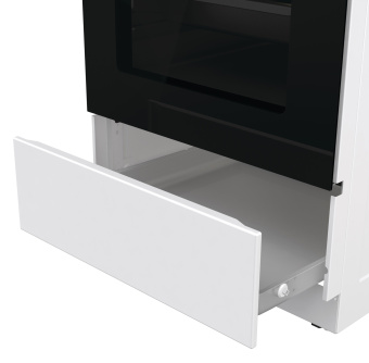 Плита Комбинированная Gorenje GK5A21WH белый/черный (стеклянная крышка) реш.сталь - купить недорого с доставкой в интернет-магазине