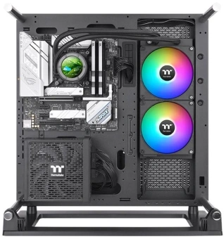 Система водяного охлаждения Thermaltake TH280 V2 Ultra EX ARGB Soc-AM5/AM4/1200/1700/1851 черный 4-pin 30.7dB Al LCD 360W Ret (CL-W416-PL14SW-A) - купить недорого с доставкой в интернет-магазине