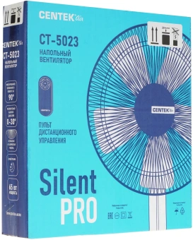 Вентилятор напольный Centek CT-5023 65Вт скоростей:4 ПДУ белый - купить недорого с доставкой в интернет-магазине