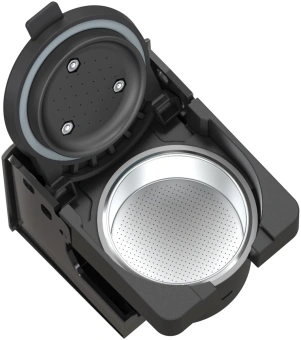 Кофеварка рожковая Polaris PCM 2038 3-in-1 1450Вт графитовый - купить недорого с доставкой в интернет-магазине