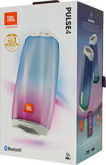 Колонка порт. JBL Pulse 4 белый 20W 1.0 BT 10м 7260mAh (JBLPULSE4WHTAM) - купить недорого с доставкой в интернет-магазине