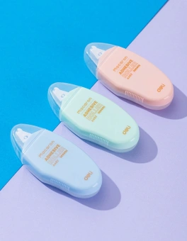 Клеющий роллер Deli EA49201 прозрачный блистер 6мм x 8м Macaron - купить недорого с доставкой в интернет-магазине