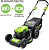 Газонокосилка роторная Greenworks GD40LM46SPK4 (2506807UB)