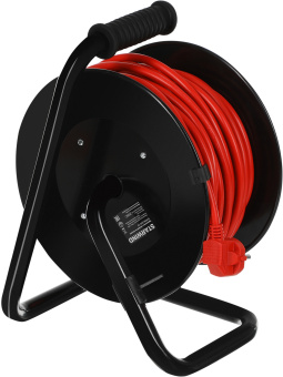 Удлинитель силовой Starwind ST-PSR4.50/G-16 3x2.5кв.мм 4розет. 50м ПВС 16A катушка оранжевый - купить недорого с доставкой в интернет-магазине