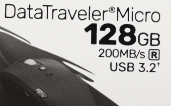Флеш Диск Kingston 128GB DataTraveler Micro DTMC3G2/128GB USB3.2 серебристый - купить недорого с доставкой в интернет-магазине