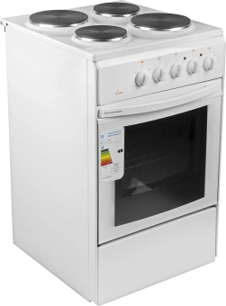 Плита Электрическая Flama AE 1406 W белый эмаль - купить недорого с доставкой в интернет-магазине