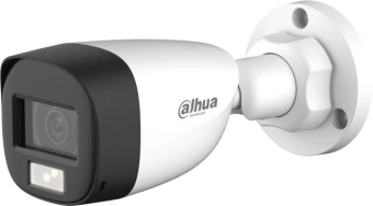 Камера видеонаблюдения аналоговая Dahua DH-HAC-HFW1200CLP-IL-A-0360B-S6 3.6-3.6мм цв. (DH-HAC-HFW1200CLP-IL-A-0360B) - купить недорого с доставкой в интернет-магазине
