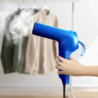 Отпариватель ручной Kitfort КТ-9216 800Вт синий - купить недорого с доставкой в интернет-магазине