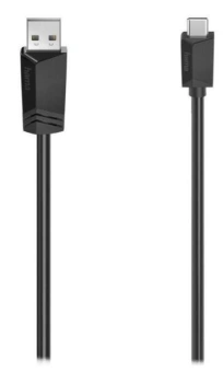 Кабель Hama 200631 USB A (m)-USB Type-C (m) 0.75м черный - купить недорого с доставкой в интернет-магазине