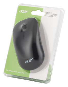 Мышь Acer OMR130 черный оптическая (1200dpi) беспроводная USB (3but) - купить недорого с доставкой в интернет-магазине