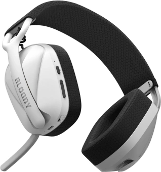 Наушники с микрофоном A4Tech Bloody GR280 Sports белый мониторные BT/Radio/3.5mm оголовье (GR280 SPORTS) - купить недорого с доставкой в интернет-магазине