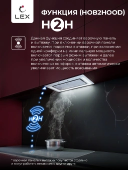 Вытяжка встраиваемая Lex Nova 600 Inverter WH белый управление: сенсорное (1 мотор) - купить недорого с доставкой в интернет-магазине