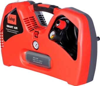 Компрессор поршневой Fubag Smart Air безмасляный 180л/мин 2л 1100Вт красный/черный - купить недорого с доставкой в интернет-магазине