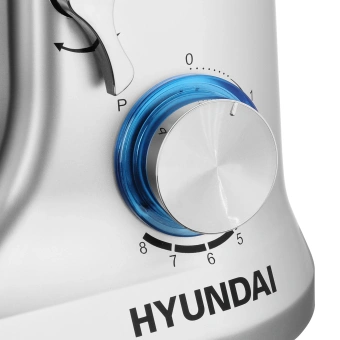 Миксер планетарный Hyundai HYM-S6551 1300Вт серебристый - купить недорого с доставкой в интернет-магазине