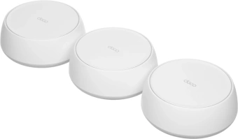 Бесшовный Mesh роутер TP-Link Deco BE25 (DECO BE25(3-PACK)) BE3600 100/1000/2500BASE-T белый (упак.:3шт) - купить недорого с доставкой в интернет-магазине