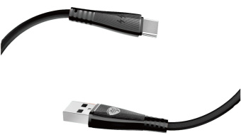 Кабель Itel C21s(ICD-C21s) USB (m)-USB Type-C (m) 1м черный (упак.:1шт) - купить недорого с доставкой в интернет-магазине