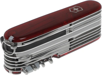 Нож перочинный Victorinox CyberTool L (1.7775.T) 91мм 39функц. красный полупрозрачный карт.коробка - купить недорого с доставкой в интернет-магазине
