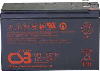 Аккумулятор CSB GPL1272 F2 - купить недорого с доставкой в интернет-магазине