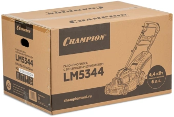 Газонокосилка роторная Champion LM5344 4400Вт - купить недорого с доставкой в интернет-магазине