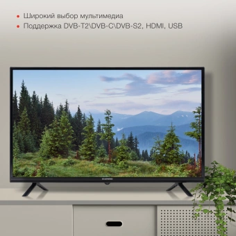 Телевизор LED Starwind 32" SW-LED32SG304 Яндекс.ТВ черный/черный HD 60Hz DVB-T DVB-T2 DVB-C DVB-S DVB-S2 USB WiFi Smart TV - купить недорого с доставкой в интернет-магазине