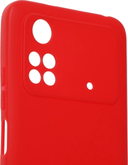 Чехол (клип-кейс) DF для Poco M4 Pro (4G) poCase-03 красный (POCASE-03 (RED)) - купить недорого с доставкой в интернет-магазине