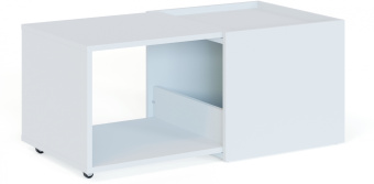 Стол журнальный Сокол СЖ-11 раздвиж. столешница ЛДСП белый (00-00013623) - купить недорого с доставкой в интернет-магазине