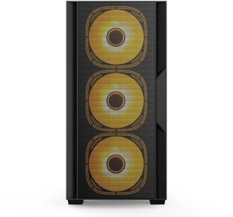 Корпус Accord ACC-ZCU1B черный без БП mATX 5x120mm 2xUSB3.0 1xUSB3.1 audio bott PSU - купить недорого с доставкой в интернет-магазине