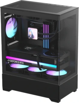 Корпус Formula Crystal Z1 Plus AR V2 черный без БП ATX 3x120mm 2x140mm 1xUSB2.0 1xUSB3.0 audio bott PSU - купить недорого с доставкой в интернет-магазине