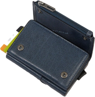 Чехол для кредитных карт Piquadro Solm PP5649S141R/AV серо-голубой натур.кожа/алюм. - купить недорого с доставкой в интернет-магазине