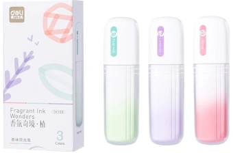 Набор текстовыделителей Deli SK188 скошенный пиш. наконечник 3цв. ассорти коробка картонная (3шт.) - купить недорого с доставкой в интернет-магазине