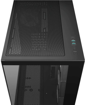 Корпус Deepcool CG530 4F черный без БП ATX 6x120mm 4x140mm 1xUSB3.0 audio bott PSU - купить недорого с доставкой в интернет-магазине